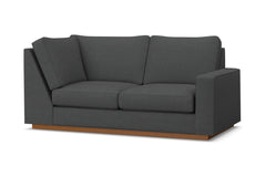 Harper Right Arm Corner Loveseat :: Leg Finish: Pecan / Configuration: RAF - Chaise on the Right