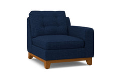 Brentwood Right Arm Chair :: Leg Finish: Pecan / Configuration: RAF - Chaise on the Right