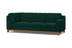 Brentwood Right Arm Corner Sofa :: Leg Finish: Pecan / Configuration: RAF - Chaise on the Right