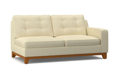 Brentwood Right Arm Apartment Size Sofa :: Leg Finish: Pecan / Configuration: RAF - Chaise on the Right