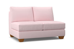 Tuxedo Armless Loveseat :: Leg Finish: Pecan