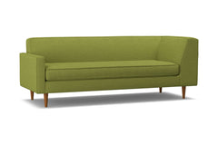 Monroe Left Arm Corner Sofa :: Leg Finish: Pecan / Configuration: LAF - Chaise on the Left