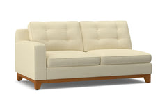 Brentwood Left Arm Apartment Size Sofa :: Leg Finish: Pecan / Configuration: LAF - Chaise on the Left