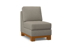 Avalon Armless Chair :: Leg Finish: Pecan