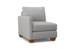 Tuxedo Left Arm Chair :: Leg Finish: Pecan / Configuration: LAF - Chaise on the Left
