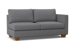 Catalina Right Arm Apartment Size Sofa :: Leg Finish: Pecan / Configuration: RAF - Chaise on the Right