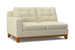Brentwood Left Arm Loveseat :: Leg Finish: Pecan / Configuration: LAF - Chaise on the Left