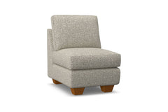 Catalina Armless Chair :: Leg Finish: Pecan