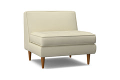 Monroe Armless Chair :: Leg Finish: Pecan