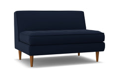 Monroe Armless Loveseat :: Leg Finish: Pecan