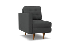 Logan Left Arm Chair :: Leg Finish: Pecan / Configuration: LAF - Chaise on the Left