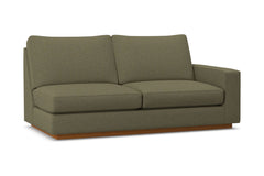 Harper Right Arm Apartment Size Sofa :: Leg Finish: Pecan / Configuration: RAF - Chaise on the Right