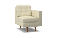 Logan Right Arm Chair :: Leg Finish: Pecan / Configuration: RAF - Chaise on the Right