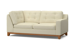 Brentwood Right Arm Corner Apt Size Sofa :: Leg Finish: Pecan / Configuration: RAF - Chaise on the Right