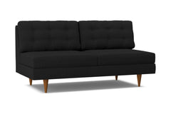 Logan Armless Sofa :: Leg Finish: Pecan