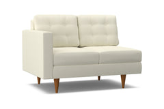 Logan Left Arm Loveseat :: Leg Finish: Pecan / Configuration: LAF - Chaise on the Left