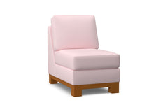 Avalon Armless Chair :: Leg Finish: Pecan