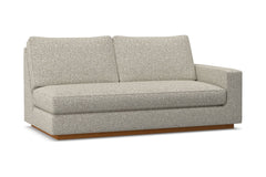 Harper Right Arm Apt Size Sofa w/ Benchseat :: Leg Finish: Pecan / Configuration: RAF - Chaise on the Right