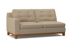Brentwood Left Arm Apartment Size Sofa :: Leg Finish: Pecan / Configuration: LAF - Chaise on the Left