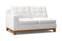 Brentwood Left Arm Loveseat :: Leg Finish: Pecan / Configuration: LAF - Chaise on the Left