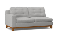 Brentwood Left Arm Apartment Size Sofa :: Leg Finish: Pecan / Configuration: LAF - Chaise on the Left