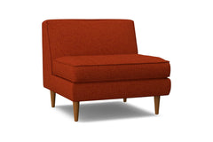 Monroe Armless Chair :: Leg Finish: Pecan