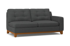 Brentwood Right Arm Apartment Size Sofa :: Leg Finish: Pecan / Configuration: RAF - Chaise on the Right