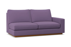 Harper Right Arm Apartment Size Sofa :: Leg Finish: Pecan / Configuration: RAF - Chaise on the Right