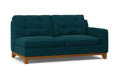 Brentwood Right Arm Apartment Size Sofa :: Leg Finish: Pecan / Configuration: RAF - Chaise on the Right