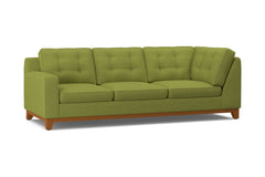 Brentwood Left Arm Corner Sofa :: Leg Finish: Pecan / Configuration: LAF - Chaise on the Left