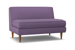 Monroe Armless Loveseat :: Leg Finish: Pecan