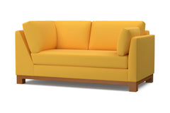 Avalon Right Arm Corner Apt Size Sofa :: Leg Finish: Pecan / Configuration: RAF - Chaise on the Right