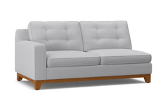 Brentwood Left Arm Apartment Size Sofa :: Leg Finish: Pecan / Configuration: LAF - Chaise on the Left