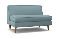 Monroe Armless Loveseat :: Leg Finish: Pecan