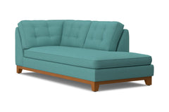 Brentwood Right Arm Chaise :: Leg Finish: Pecan / Configuration: RAF - Chaise on the Right