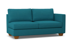 Catalina Right Arm Apartment Size Sofa :: Leg Finish: Pecan / Configuration: RAF - Chaise on the Right