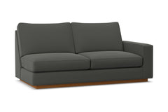 Harper Right Arm Apartment Size Sofa :: Leg Finish: Pecan / Configuration: RAF - Chaise on the Right