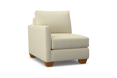 Tuxedo Left Arm Chair :: Leg Finish: Pecan / Configuration: LAF - Chaise on the Left