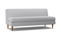 Monroe Armless Sofa :: Leg Finish: Pecan