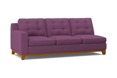 Brentwood Left Arm Sofa :: Leg Finish: Pecan / Configuration: LAF - Chaise on the Left