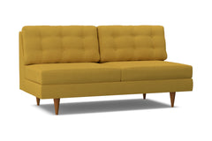 Logan Armless Sofa :: Leg Finish: Pecan