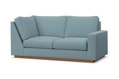 Harper Right Arm Corner Loveseat :: Leg Finish: Pecan / Configuration: RAF - Chaise on the Right