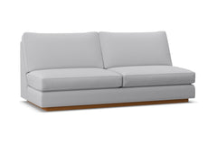 Harper Armless Sofa :: Leg Finish: Pecan