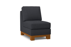 Avalon Armless Chair :: Leg Finish: Pecan