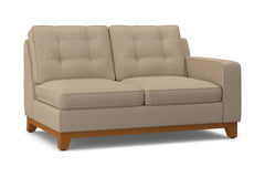 Brentwood Right Arm Loveseat :: Leg Finish: Pecan / Configuration: RAF - Chaise on the Right