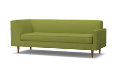 Monroe Right Arm Corner Sofa :: Leg Finish: Pecan / Configuration: RAF - Chaise on the Right