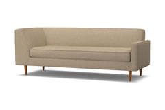 Monroe Right Arm Corner Sofa :: Leg Finish: Pecan / Configuration: RAF - Chaise on the Right