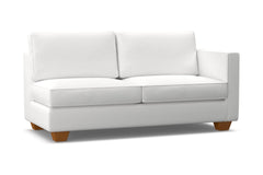 Catalina Right Arm Apartment Size Sofa :: Leg Finish: Pecan / Configuration: RAF - Chaise on the Right