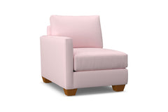 Tuxedo Left Arm Chair :: Leg Finish: Pecan / Configuration: LAF - Chaise on the Left