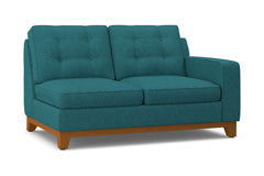 Brentwood Right Arm Loveseat :: Leg Finish: Pecan / Configuration: RAF - Chaise on the Right